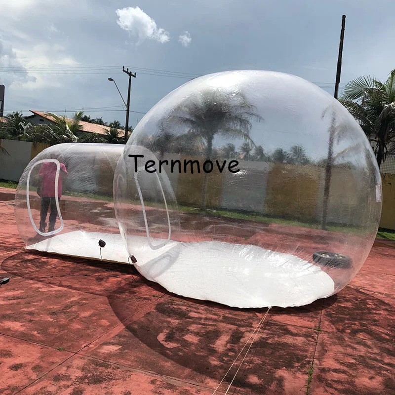 Inflatable Clear Camping Tent,High quality beach transparent ultralight inflatable bubble tent for goods cars exhibition