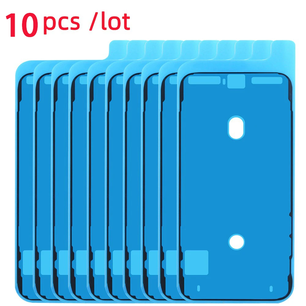 10Pcs High Quality Waterproof Sticker For iPhone 11 12 13 14 15ProMax 7 8 Plus X XR XS Max LCD Screen Seal Tape Adhesive Glue