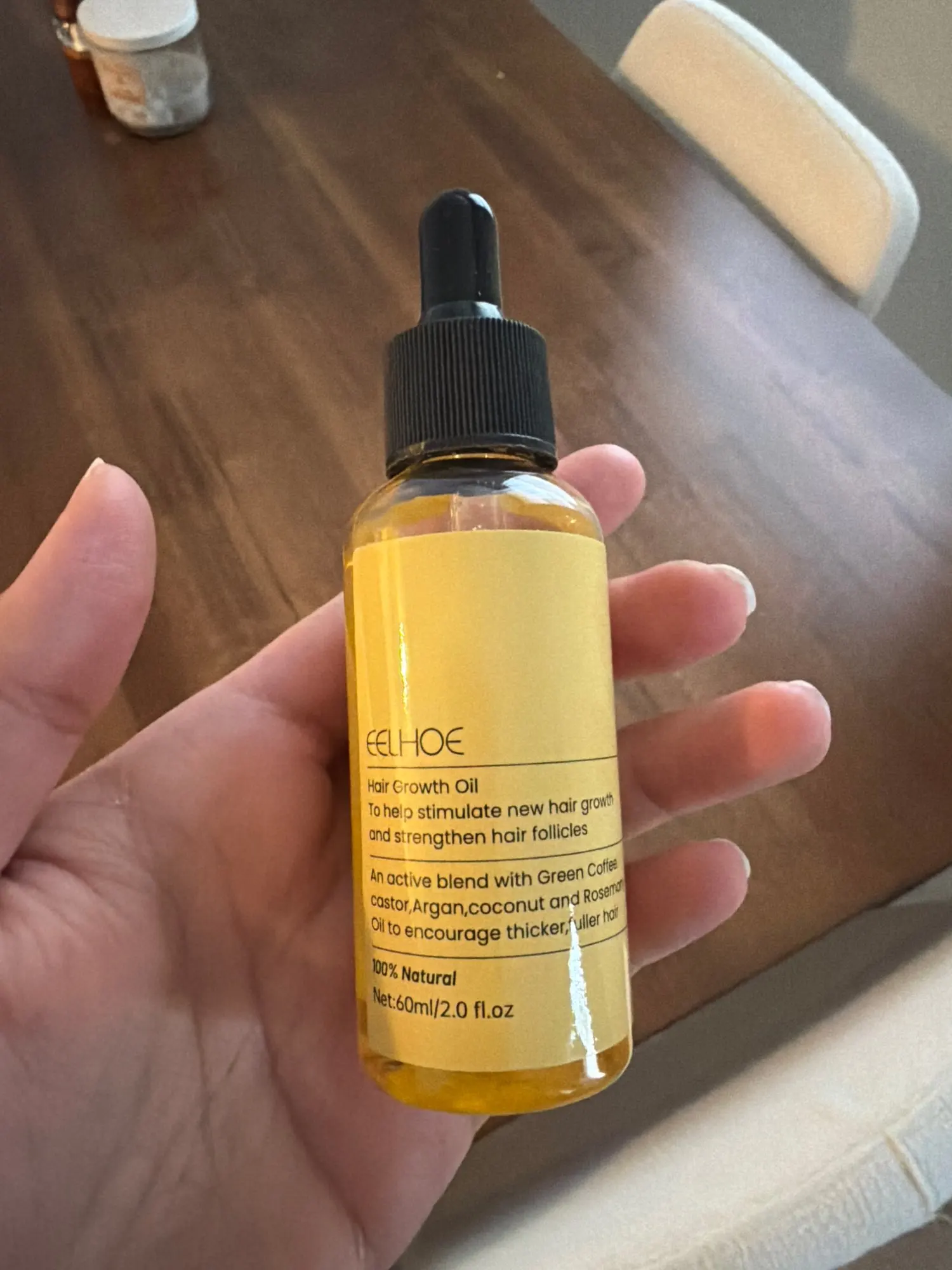60ml Rosemary Dense Hair Essential Oil Veganic Lavender Repair Hairs Damage Prevent Hair Loss Smooth Hairs Nourish Hair Care Oil photo review