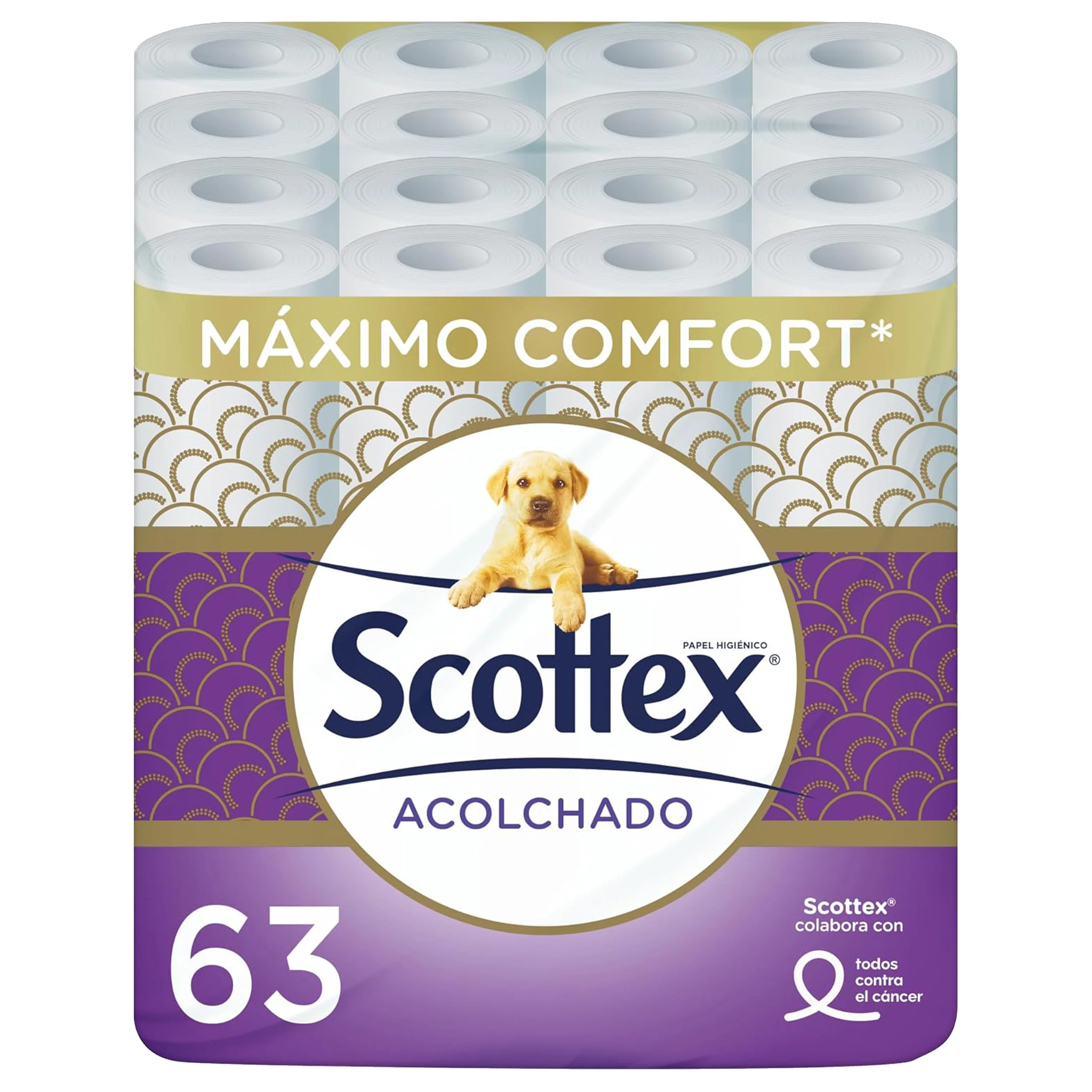 Scottex gepolstertes Toiletten papier 3 Schichten sparende Packungen-große Weichheit und Komfort