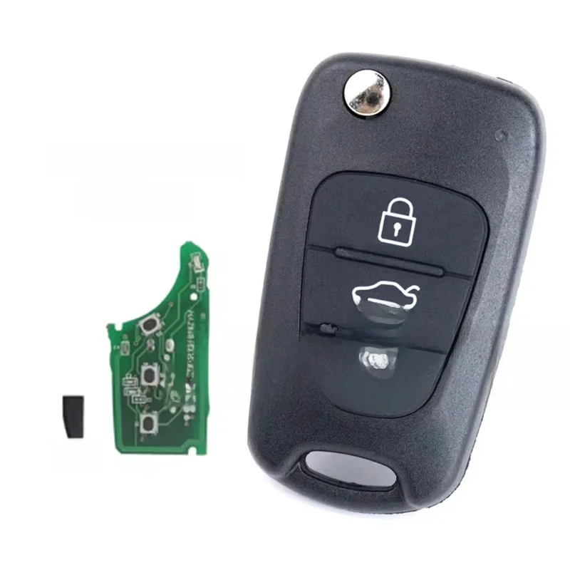 Pour Kia K2 K5 Soul Forte Rio Carens Cadenza pour Hyundai Sonata Tucson Mistra Veloster IX25/35 315/433Mhz ID46Chip clé de voiture à distance