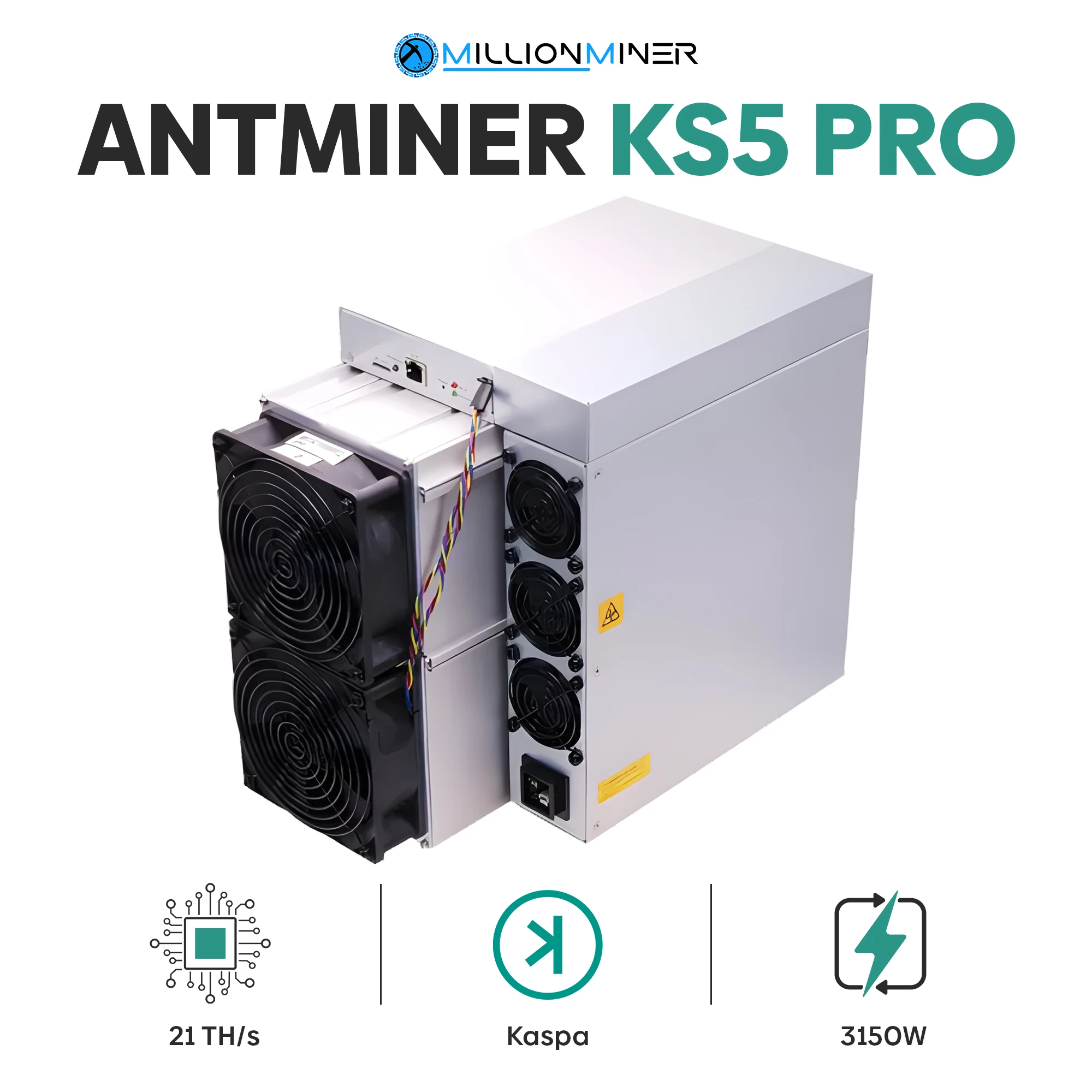 

(Оригинал) Bitmain Antminer KS5 PRO (21 TH/s) Kaspa (KAS) Miner Бесплатная доставка