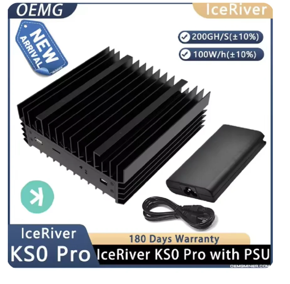 

Промо скидка, новый IceRiver KS0 Pro KAS Miner 200G 100W Kaspa