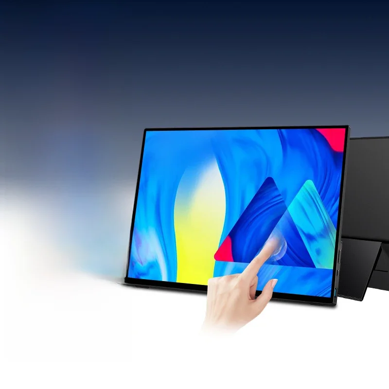 VCHANCE 16 Zoll 4K UHD Touchscreen Tragbarer Monitor 100 % DCI-P3 HDR Erweitern Sie Büro-Filmdisplay für PC Laptop Telefon XBox Switch