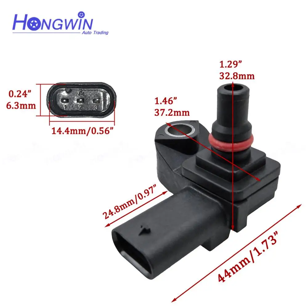 Manifold Absolute Pressure Sensor for BMW Mini Clubman Countryman X1 X2 F54 F55 F56 8637898 13628637898