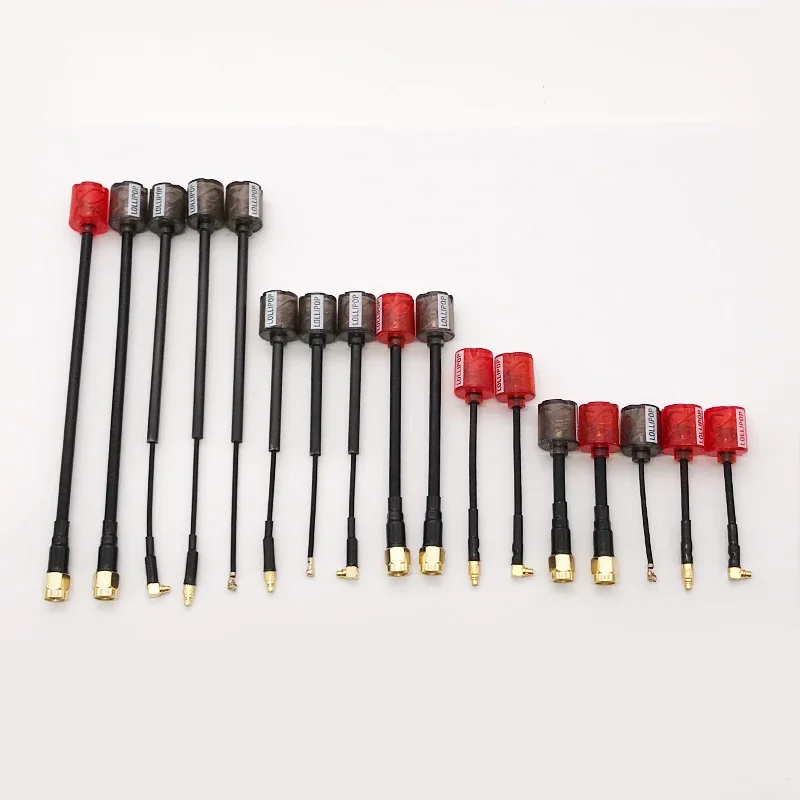 Nouvelle antenne Micro Lollipop 5 RHCP 5.8G FPV à Gain élevé 2.8Dbi SMA/RP-SMA/MMCX/UFL pour pièce émetteur-récepteur de Drone RC