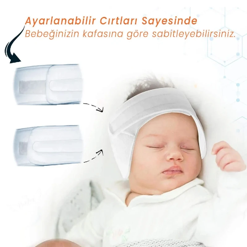 Prominent Ear Headband Prominent Ear Protector for Baby Suitable for ages 0-2 thanks to its adjustable Velcro HALZEY