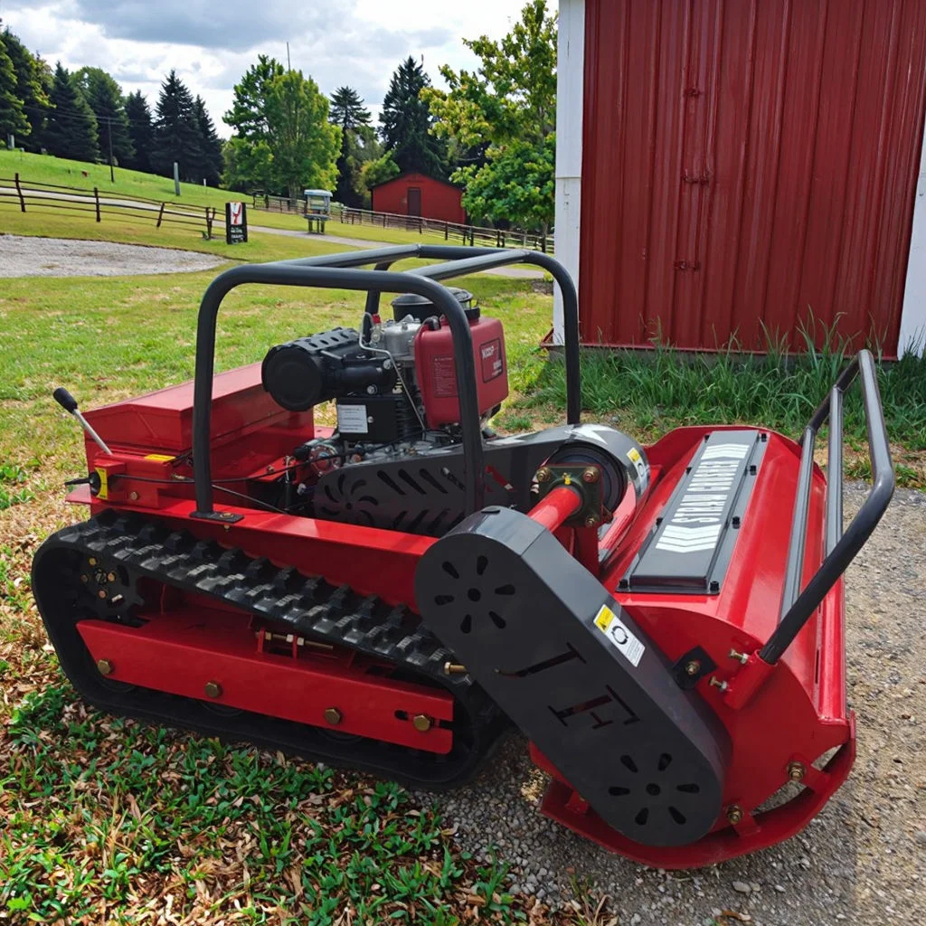 Factory Hot Sale Remote-Controlled Lawn Mower Flexible Turning Easy Operation For Farm And Large Area Grass Trimming Customized