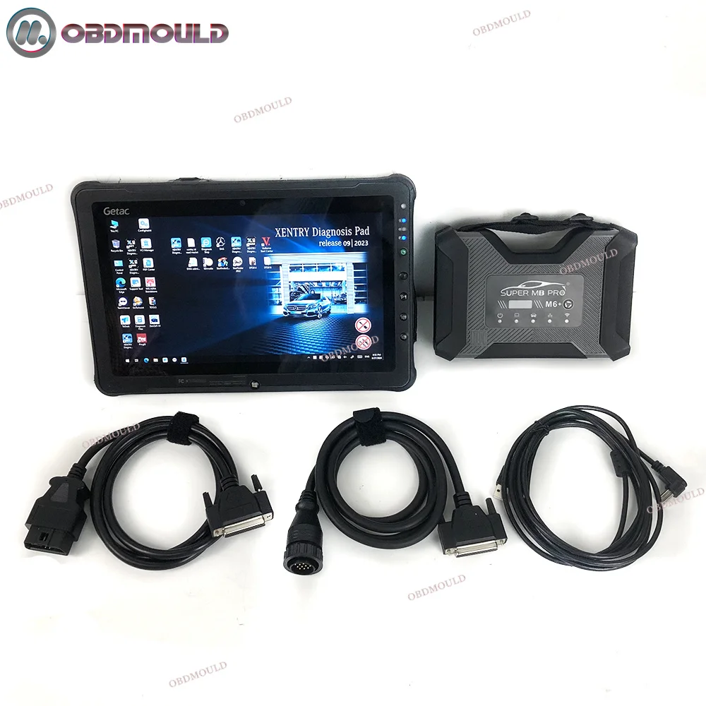 F110 tablet Super MB pro M6 C6 DAS EPC HHTwin WIS VEDIAMO DTS-Monaco VeDoc+For BENZ M6 PRO multiplexer car truck diagnostic tool