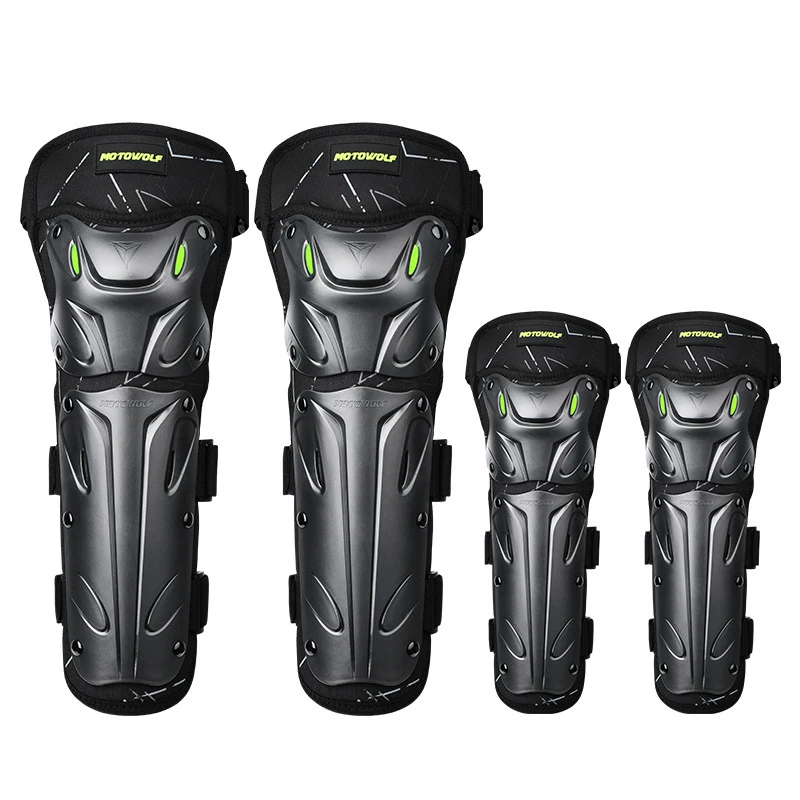 

Motorcycle Motocross Mtb Knee Pads Motocross Knee Pads Moto Protection Riding Elbow Guard 4 Pcs for Men and Women