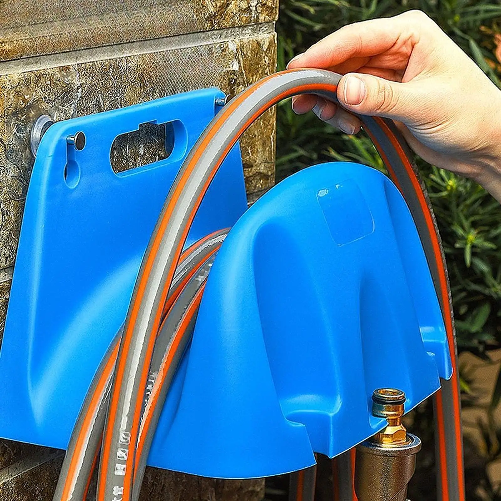 

Garden Irrigation Hose Pipe Hanger Wall Mount Tap Watering Hose Organizer Agriculture Water Pipe Reel Rack for Farm Garage Yard