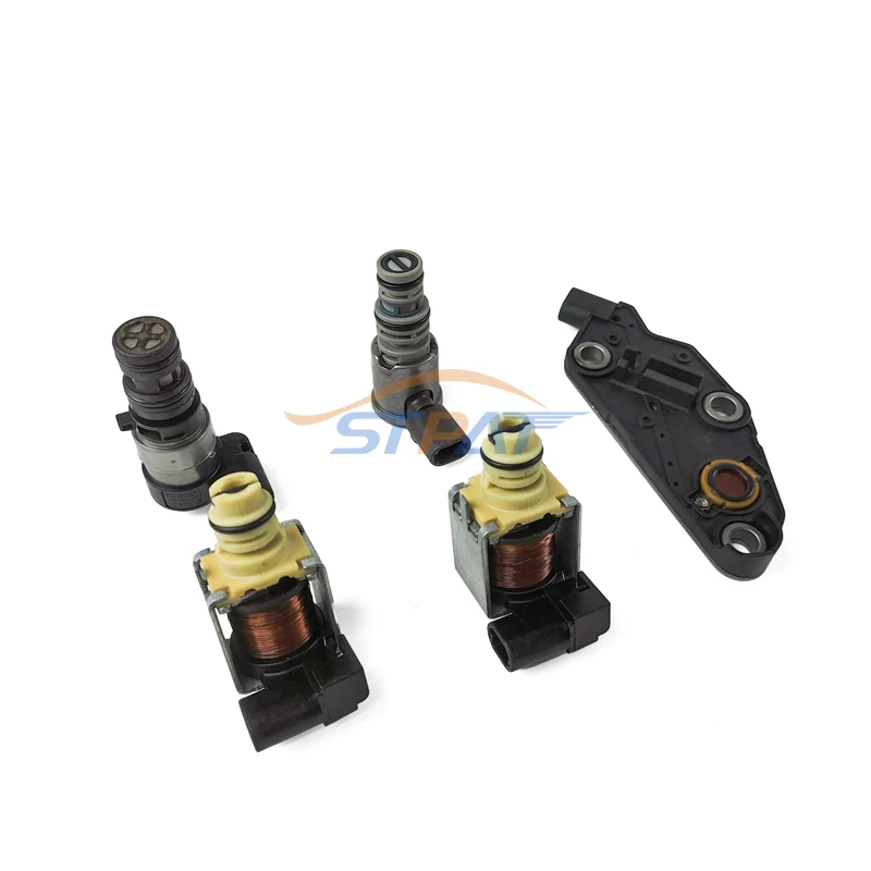 STPAT 4T65E Transmission Master Solenoid Kit EPC Shift TCC Solenoid Manifold Pressure Switch For GM Buick Chevrolet Pontiac