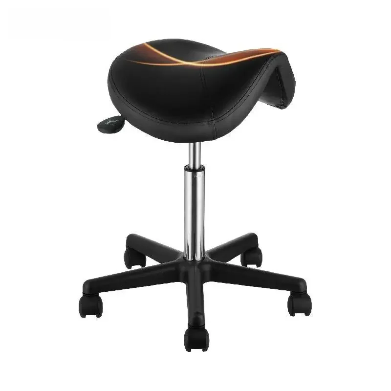 Vevor ergonomischer Sattel hocker mit 5 Lenk rollen 360 ° Drehung 1/4-28 höhen verstellbarer runder