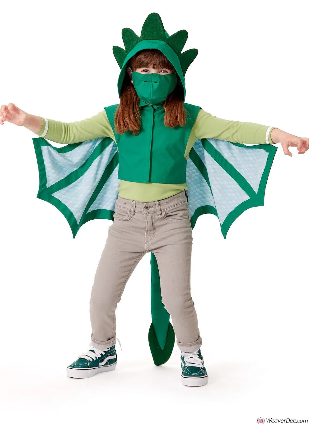 Dinosaur Wings Cosplay Kids Hooded Dragon Wings With Tail Halloween Carnival Cape for Girls and Boys