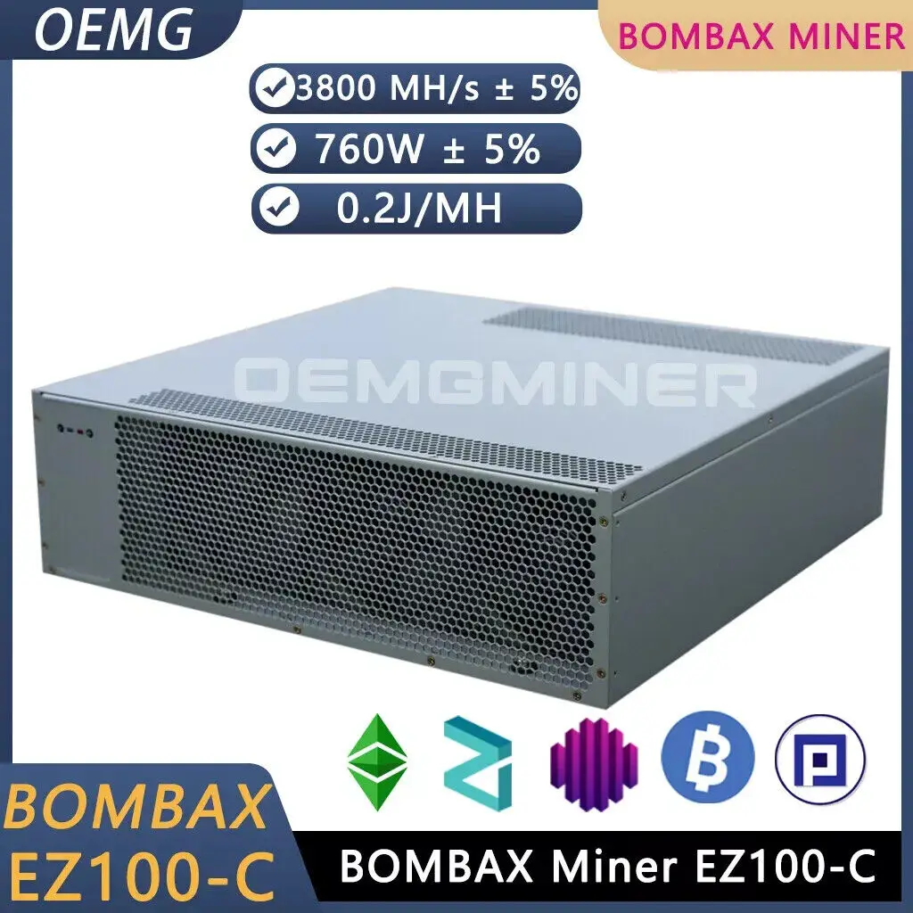 BOMBAX MINER EZ100-C 3800M 760W ETC,ZIL,OCTA Ultra-Silent