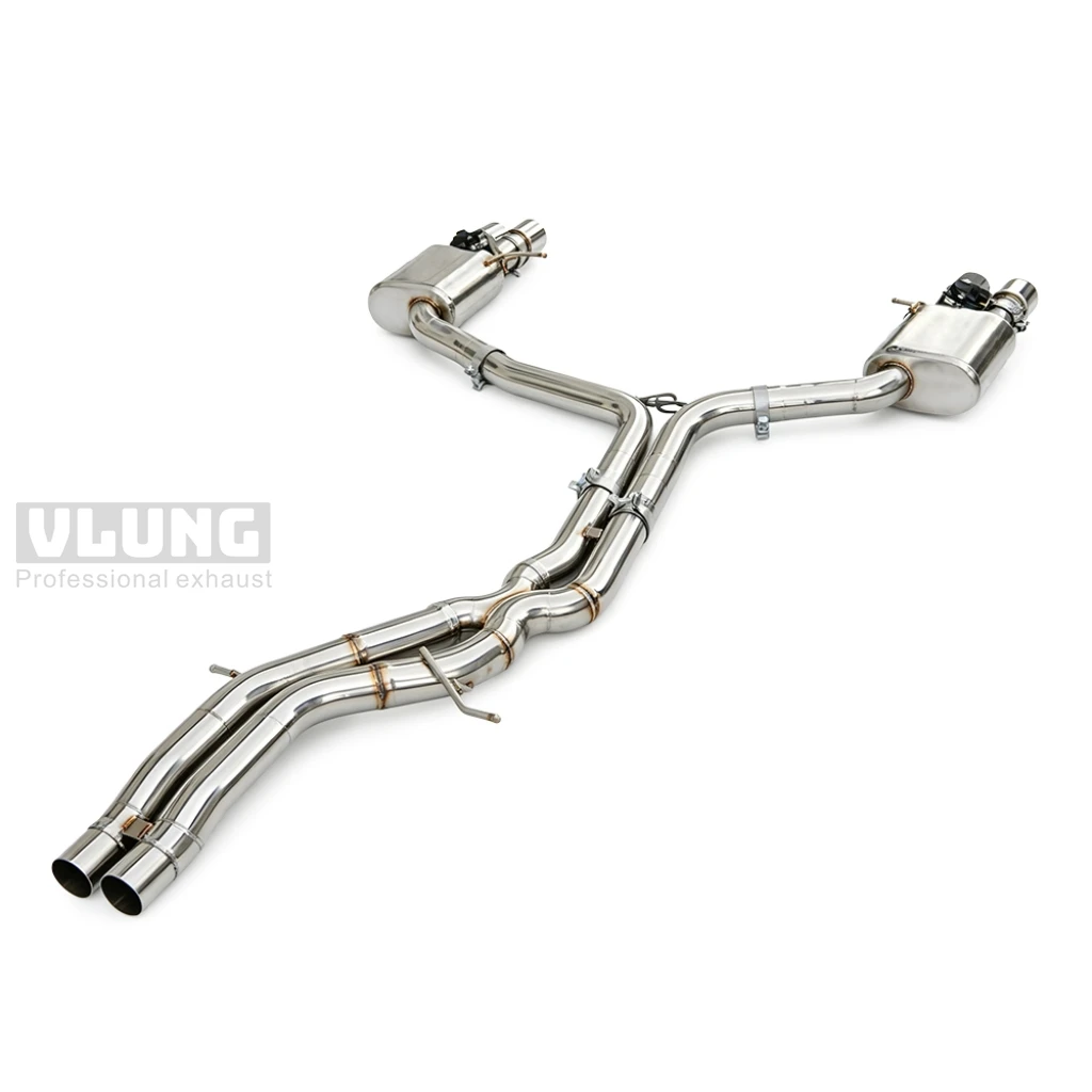 Exhaust valve for Audi A6 Avant/ A6 allroad quattro C7 (2.8/3.0T) 2011-2018with electronic valve exhaust system modified stai