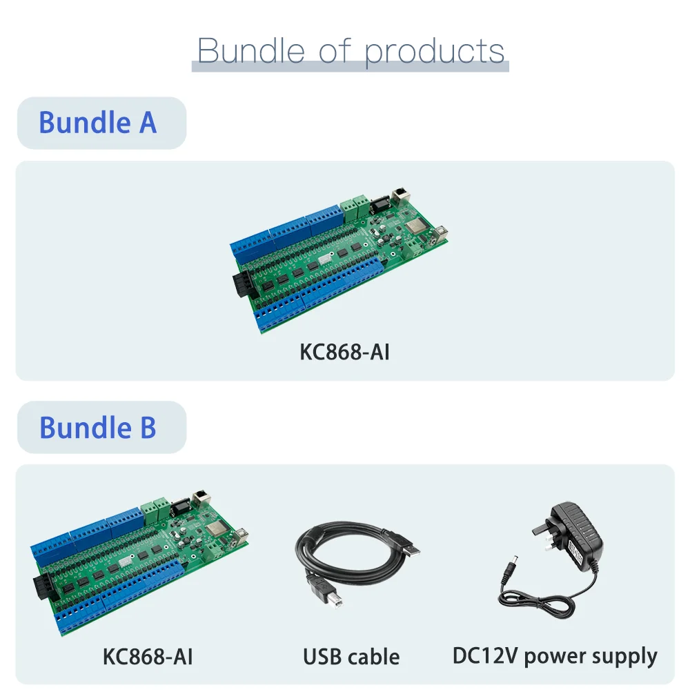 KC868-AI Ethernet Wifi RS232 RS485 ESP32 Eingangsmodul IR RF 433M Unterstützung ESPhome Home Assistant Tasmota DIY – Detail 24