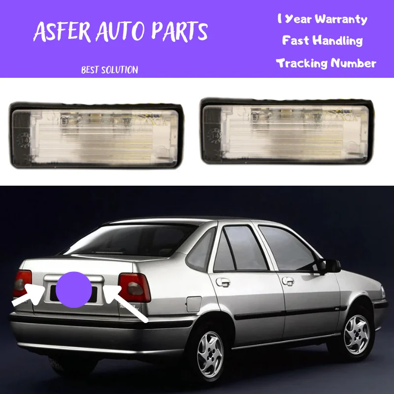 Rear License Plate Lamp Number Plate Light For Tempra 1.4 1.6 Tipo High Quality Shipping From Turkey OE 7569564