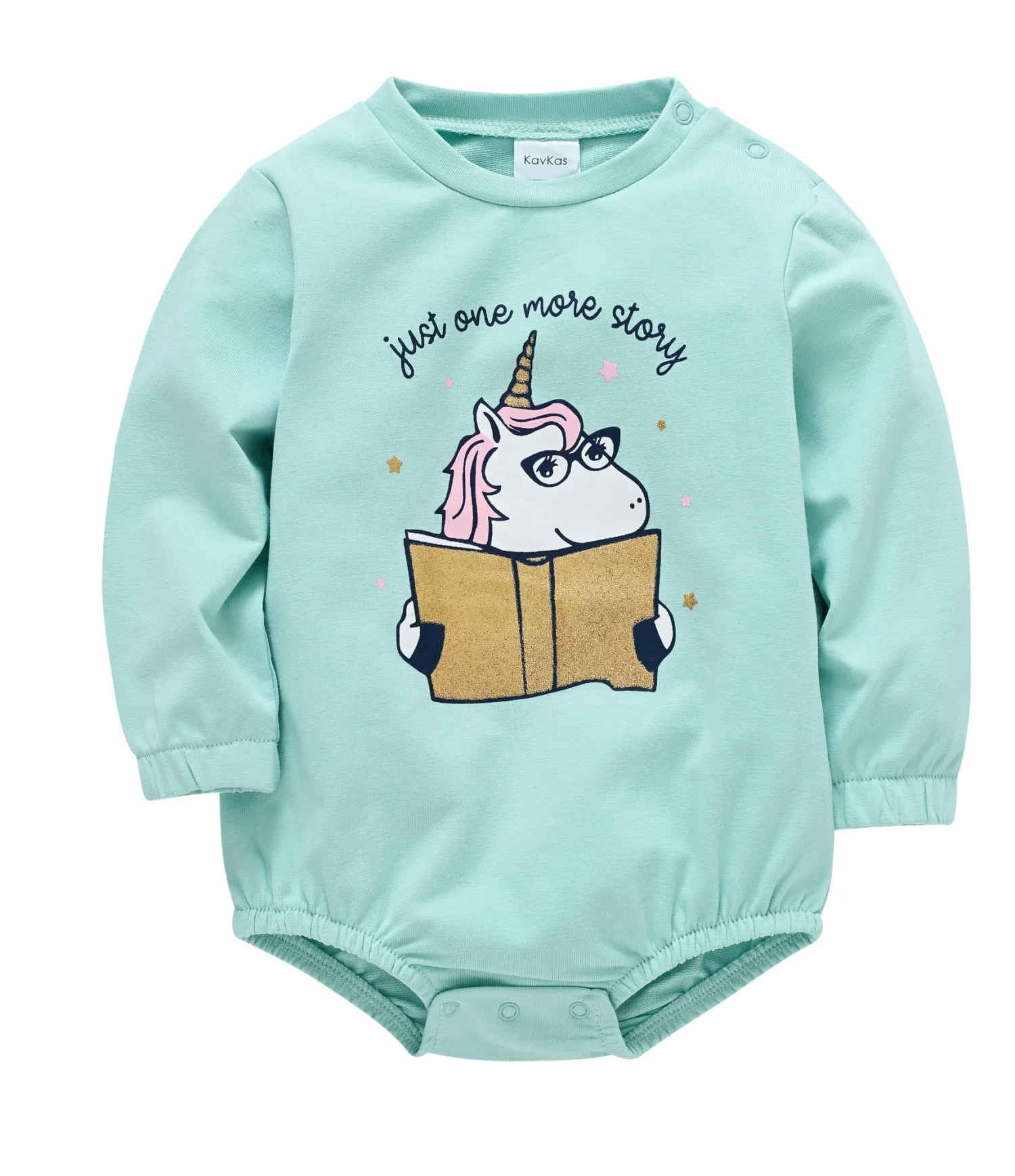 Kavkas Autumn & Winter Baby Clothes Boys Long Sleeve Baby Girls Romper Frech Terry Cartoon Printing Childs Outfit Jumpsuit