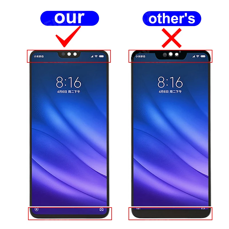 Pantalla LCD de 6,5 pulgadas para Huawei Honor 8X/Y9 2019/Disfrute 9 plus, piezas de repuesto de Digitalizador de pantalla táctil LCD