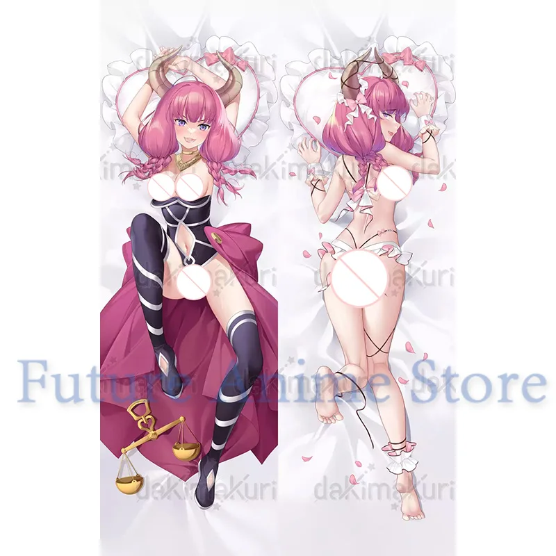 Dakimakura Aura Frieren Anime Double sided Print Life size Body Pillow Cover Pillowcase