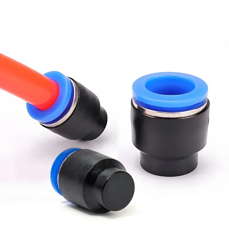 Bouchon de connecteur pneumatique en plastique PPF 4mm 6 8 10 12 14 MM, 5 pièces, empêche l'air de couler, connecteur d'étanchéité pour tuyau d'air