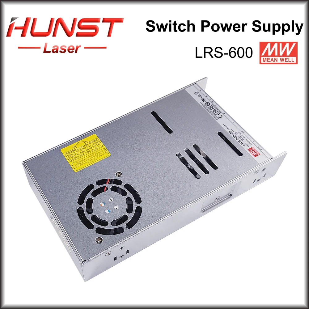 Imagem -03 - Hunst Mean Well 110v 220v ac para dc Lrs60024 36 48v Única Fonte de Alimentação de Comutação de Saída para Raycus Máquina da Marcação do Laser de Jpt.