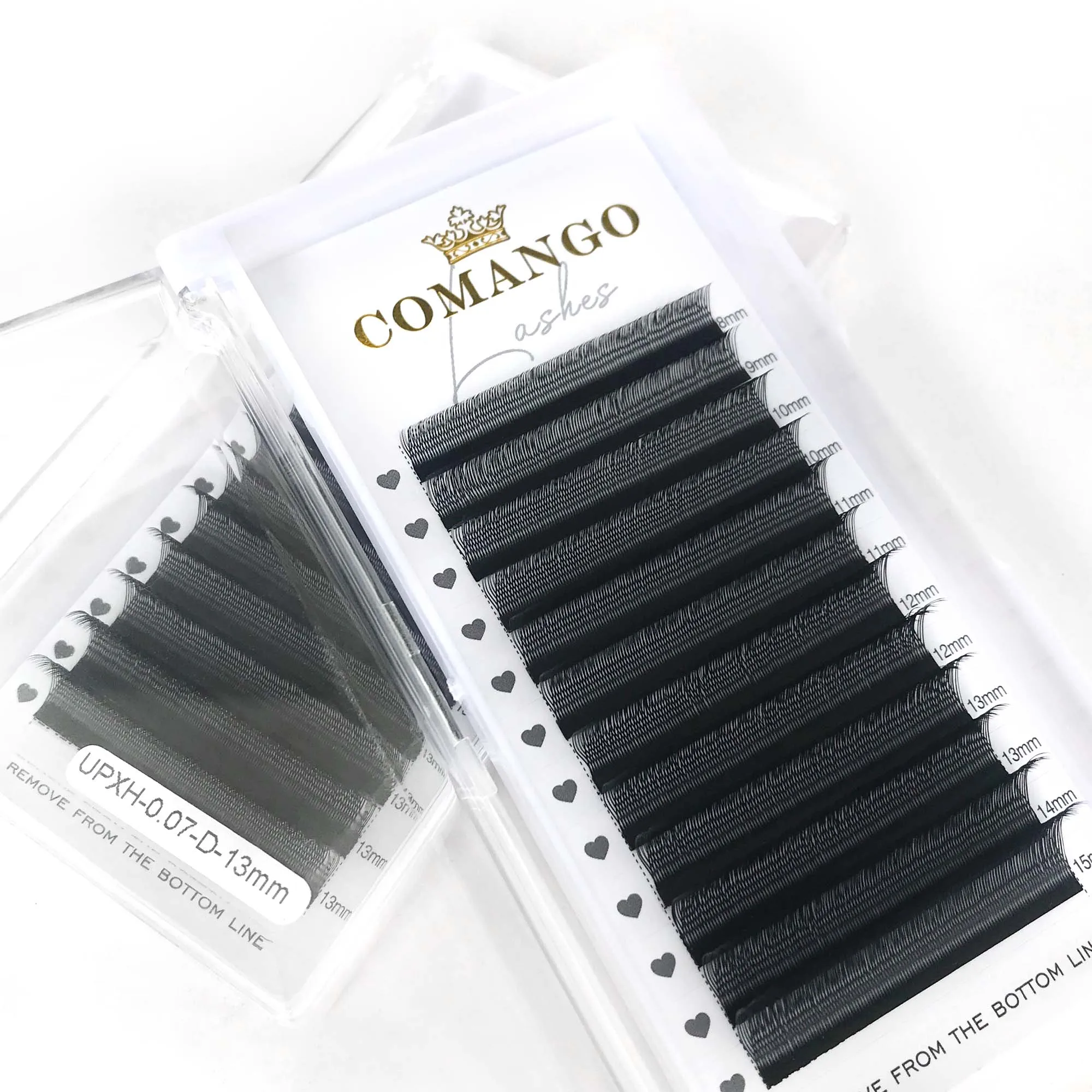 CoMango U Shaped Parallel Flower Eyelashes U Style YY Eyelashes Extensions Natural Volume False Lashes Makeup Tool