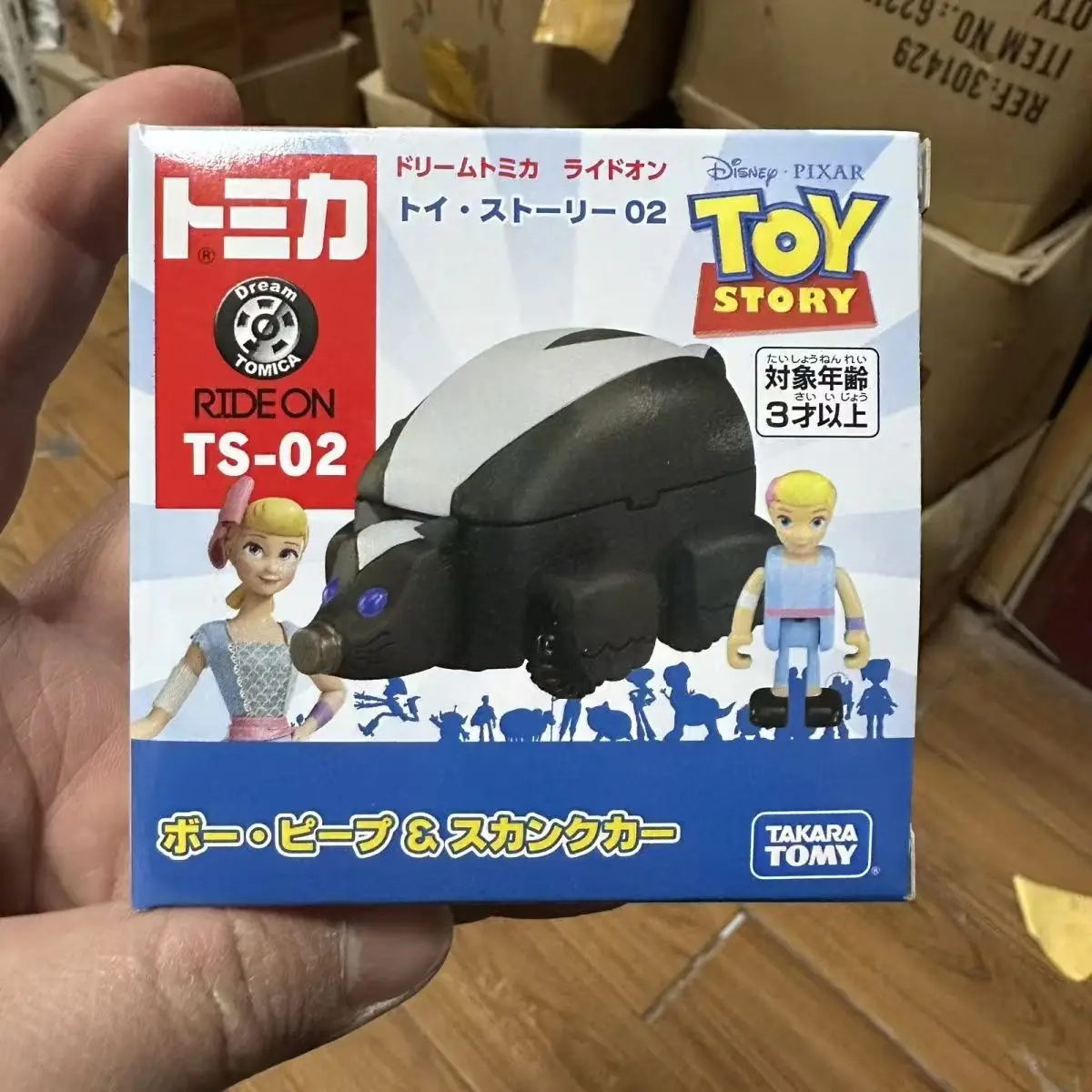 Genuine Takara Tomy Dream Tomica Toy Story Set Slinky Dog Popcorn Car Bo Peep Ride-On Diecast Alloy Figure Collectible Ornament