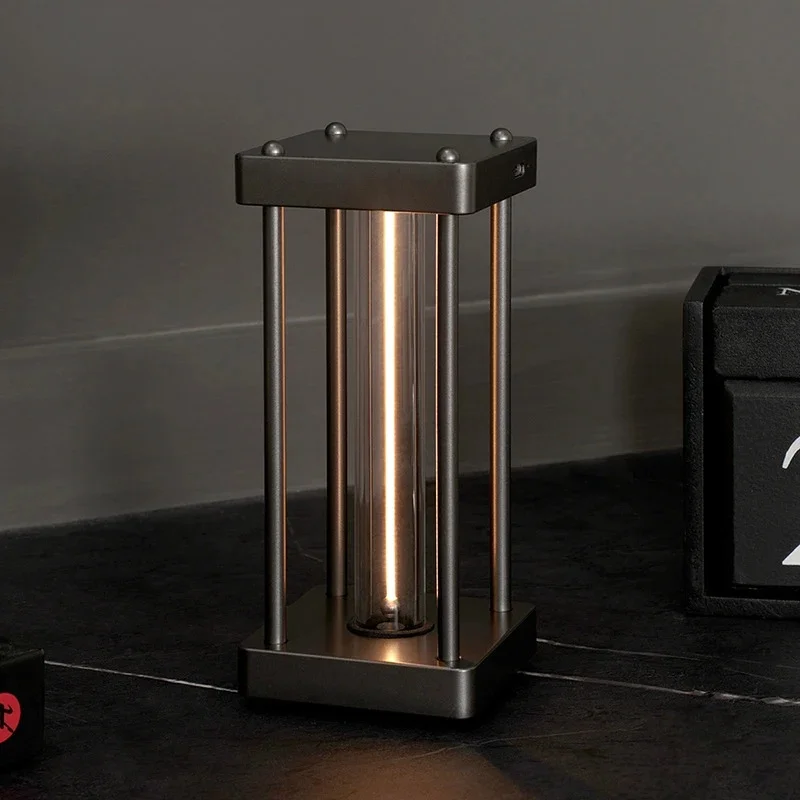 LED Touch Square Quantum Night Light Dimmable Type-C Eye Care Night Lamp Bedroom Bedside Study Reading Ambient Gift Home Decor