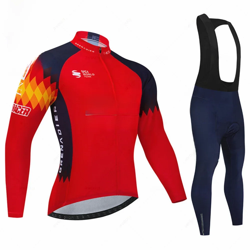 AliExpress Ineos Winter Cycling Jersey Set Men Thermal Fleece Bicycle Clothing MTB Bike Bib Pants Ropa Ciclismo Triathlon Maillot Ciclismo