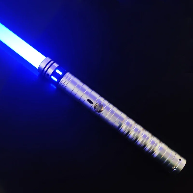 Sabre Laser en métal, jouets épée Laser RGB, 7 couleurs changeantes, polices sonores pour enfants, Force FX FOC Blaster, jouets épée Laser Jedi, cadeau