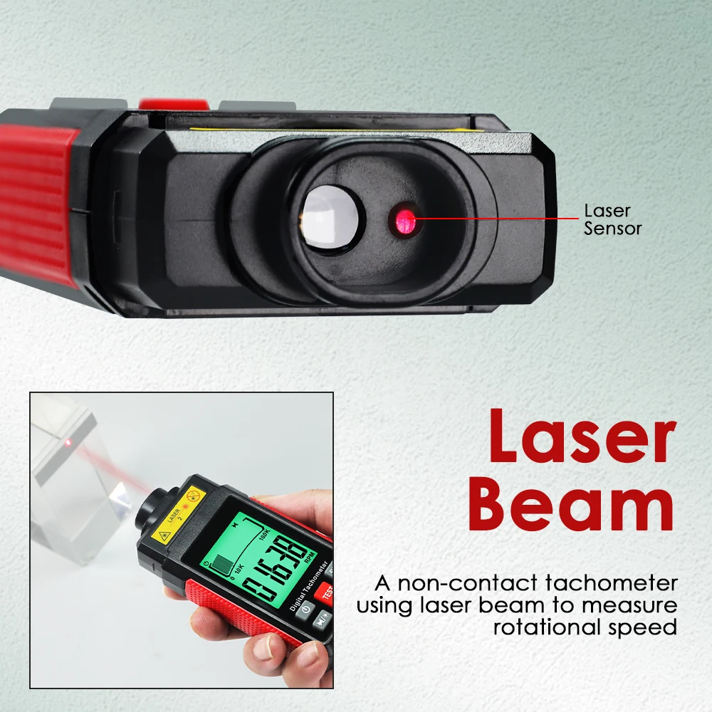 Digital High-Precision Tachome - đánh giá và giá Industrial Laser Tachometer