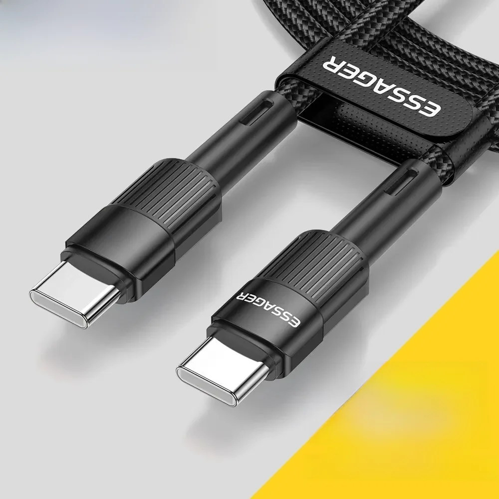 Essager 100W C do C typ C kabel USB C PD szybka ładowarka przewód do macbooka Samsung Xiaomi typ C kabel USB C — zdjęcie 2