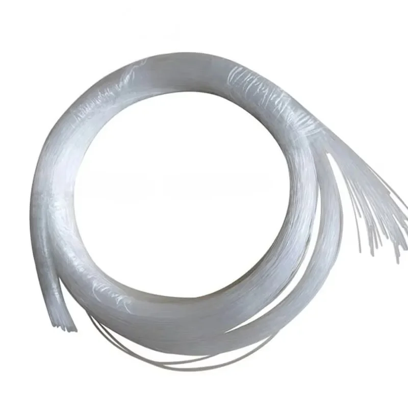 Jasność 20 szt. X 2mm średnica 1～5 metrów długość PMMA koniec blask plastikowy kabel światłowodowy do dekoracji świetlnej — zdjęcie 2