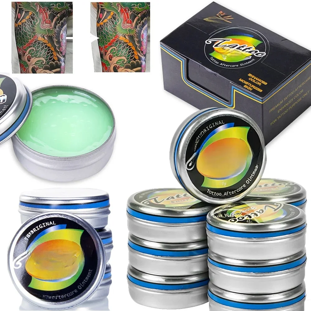 48/24/8/1 pièces crème de soin après tatouage baume de réparation de guérison de la peau pommade de réparation de tatouage Gel de guérison rapide fournitures de soins post-partis de tatouage