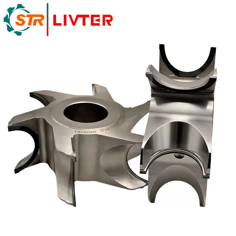 PCD Half-Round Cutter Concave, PCD Profile End Mill, Rounding-Over and Chamfering Cutter