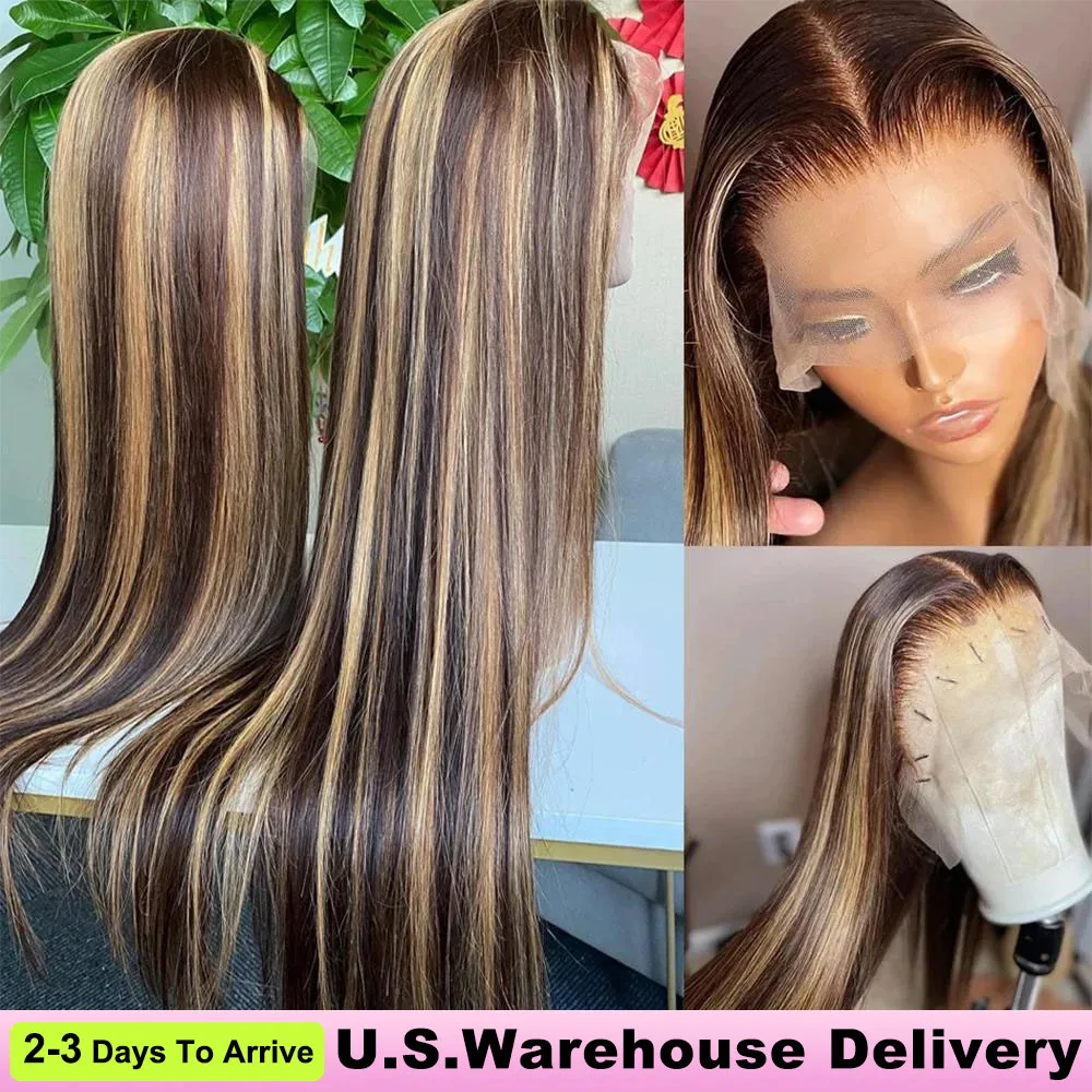 

200 Density Straight Blonde 613 Human Hair Wigs 13x6 30 36 Inch Natural Hd Lace Frontal Human Hair Wigs Brazilian Hair For Women
