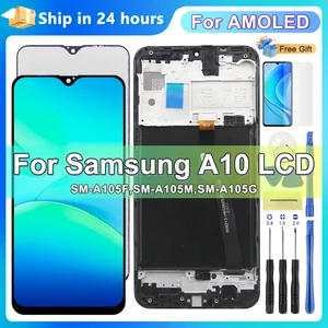 Tampilan Layar A10 untuk Samsung Galaxy A10 M10 SM-A105F/DS A105FN/DS A105M/DS Lcd Pengganti Digitizer Layar Sentuh Dispaly 12 tampilan penjualan terbaik galaxy a10 - №