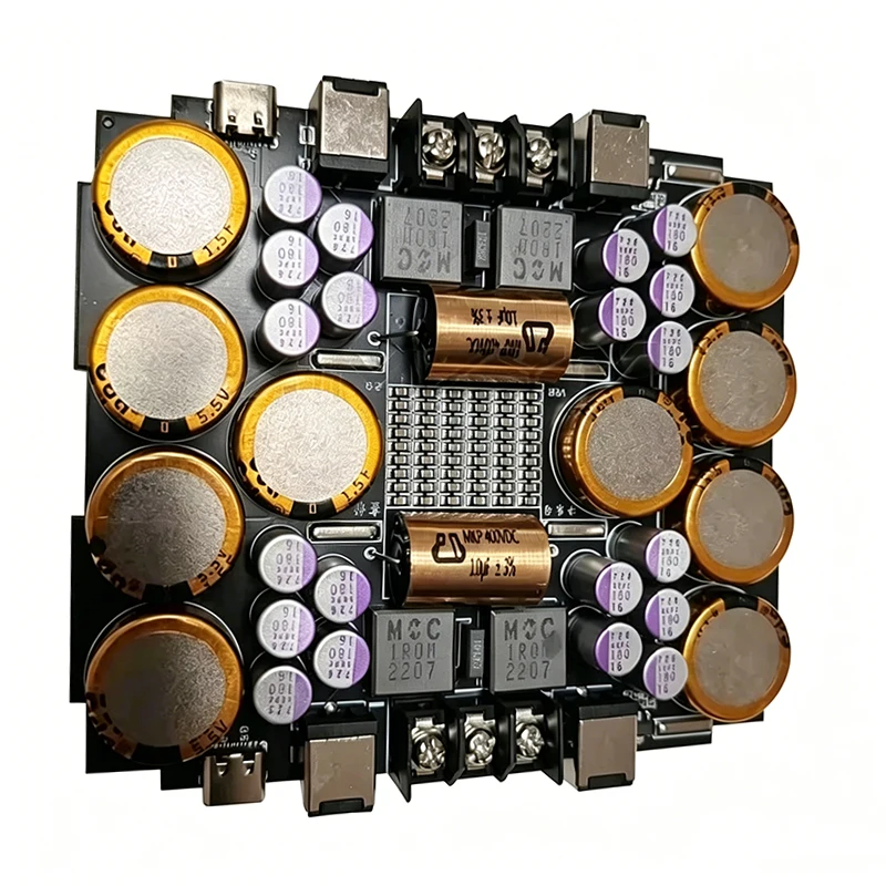 V2 Flagship HIFI DC Power Purifier Ruisreductie Power Filter Aluminiumlegering Behuizing DC2.1 DC2.5 voor DAC Audio Systeem