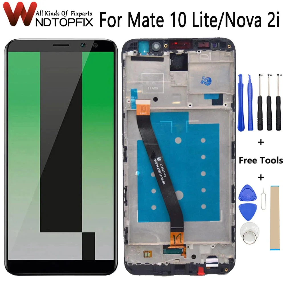 

For Huawei Mate 10 Lite LCD Display Touch Screen Assembly Mate10 Lite LCD Display Nova 2i LCD RNE-L21 L22 L01 L11 L23 LCD Screen