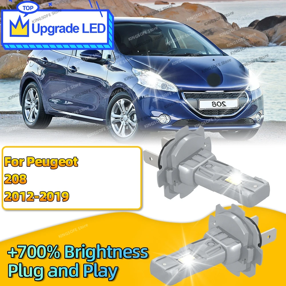 

Car LED Headlights Canbus HiLo Beam LED Bulbs Plug And Play For Peugeot 208 2012 2013 2014 2015 2016 2017 2018 2019