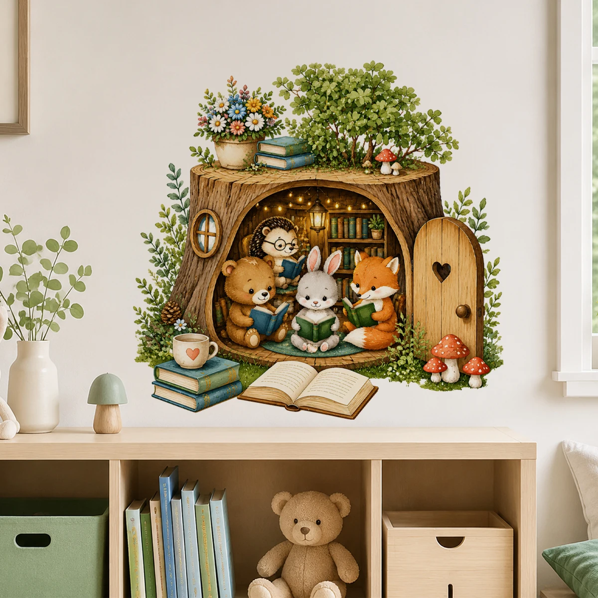 Stiker Dinding Hewan Lucu Memb - Nook Tablet Accessories ulasan dan harga