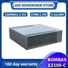 super offer BOMBAX MINER EZ100-C 3200M 570W ETC, ZIL, OCTA Ultra-Slient Miner