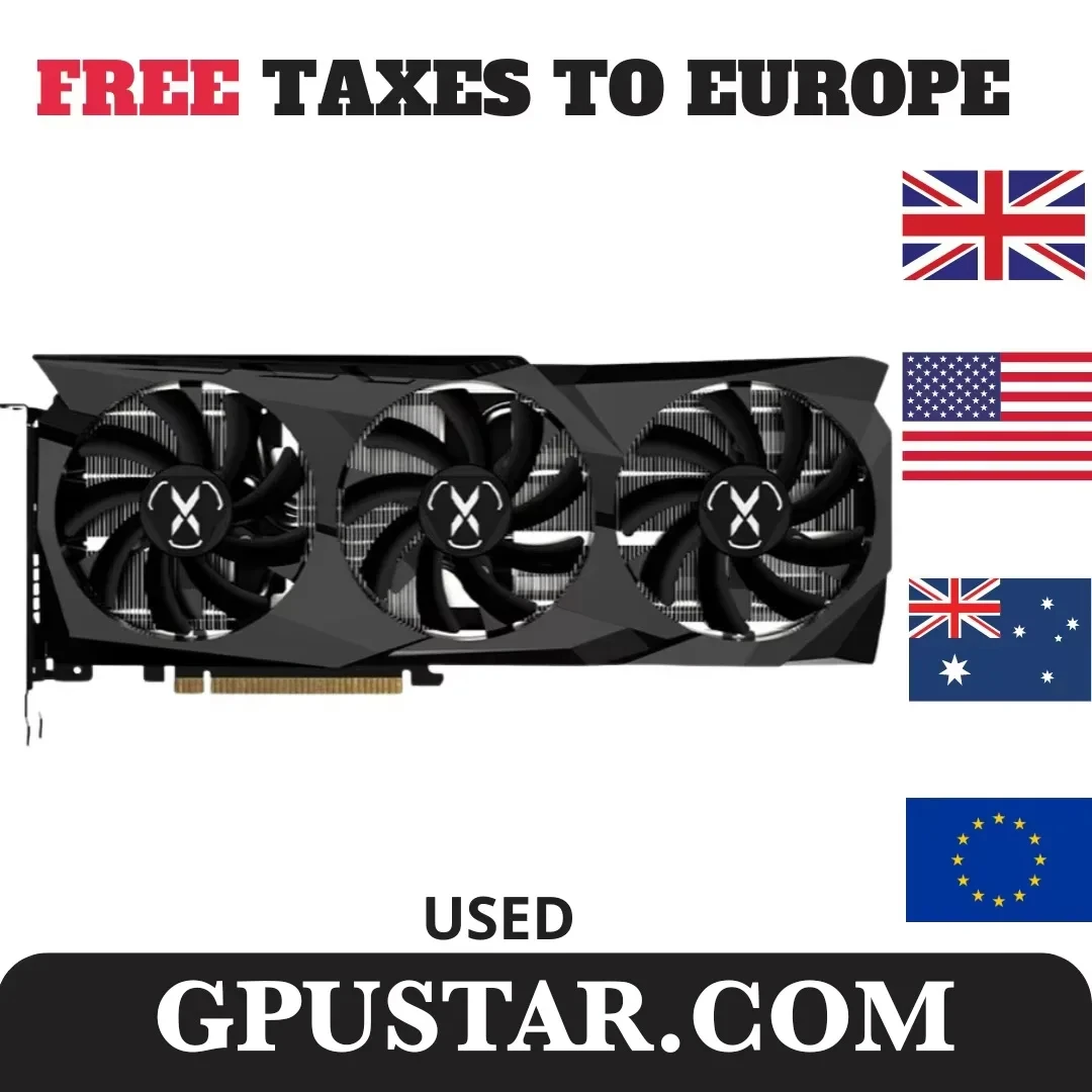 Placa gráfica XFX AMD Radeon usada, Placas de vídeo, Jogos de computador, Jogos para PC, RX 6700 XT, 12GB, RX6700 XT 6700XT, 6700 XT, 10GB