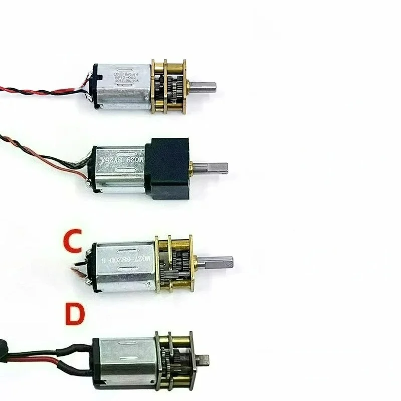 Mini N20 silnik z przekładnią DC 3V5V 6V 35/70/100/200/240/500 obr./min niska prędkość wysoki moment obrotowy w całości z metalu skrzynia biegów koło zębate silniki prądu stałego — zdjęcie 2