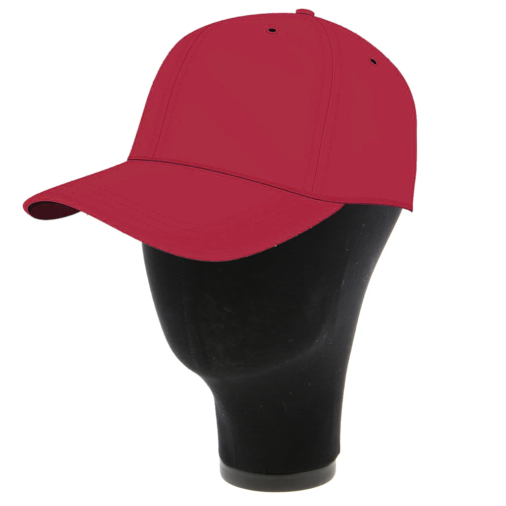 Mannequin Block Head with Mount Hole for Hair Wigs Making Styling Hat/Cap Display Holder