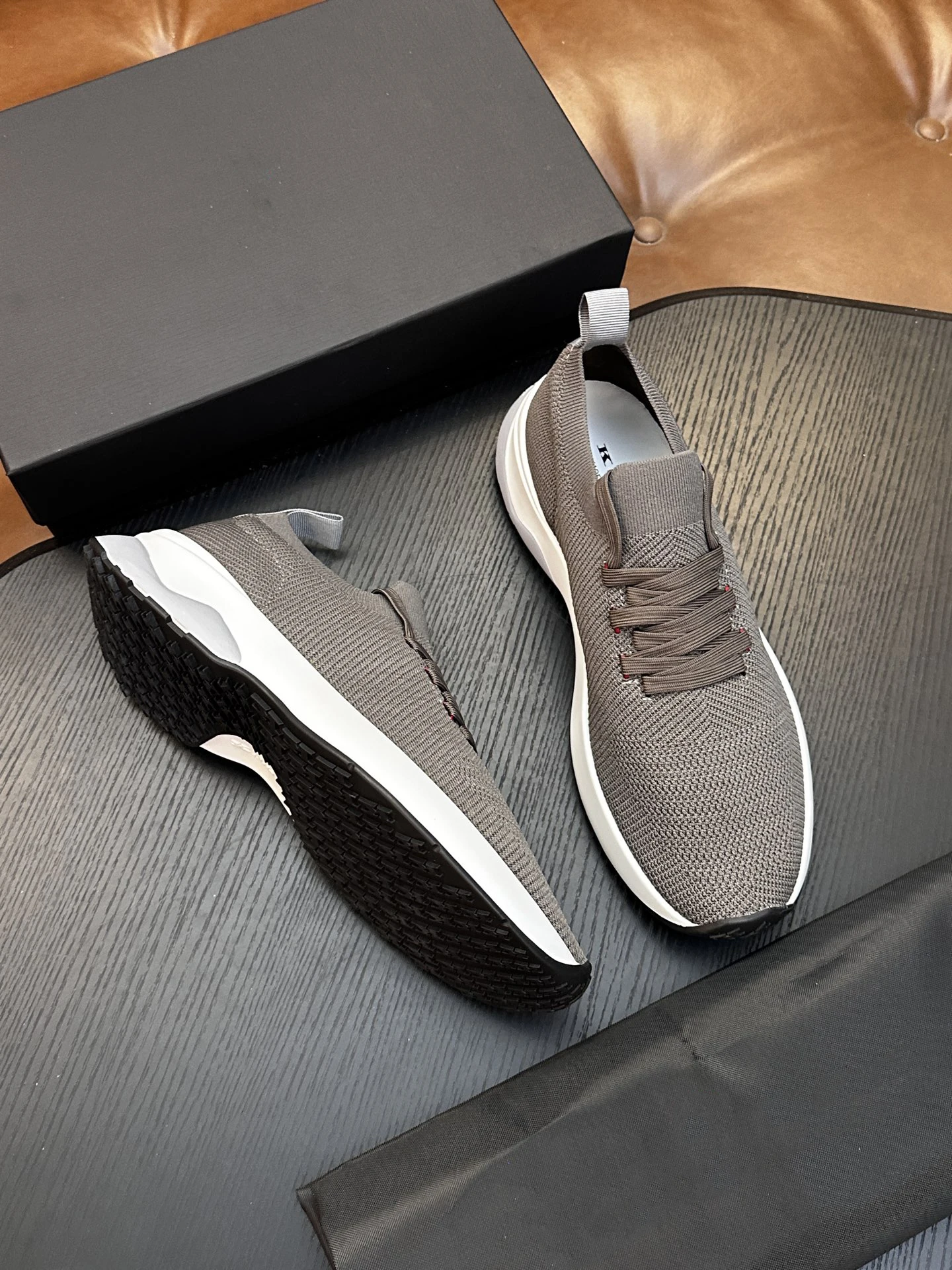 OECHSLI Shoes Cowhide Suede 2026 new soft fashion sports genuine leather soft Knitted quality Men‘s European big size 38-47