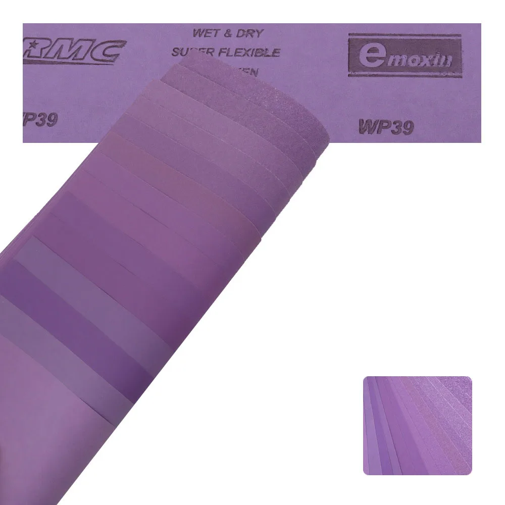 Folha de lixa com gancho e laço, Lixamento abrasivo, úmido e seco, 600 grão, 230x280mm, 60-2500grão