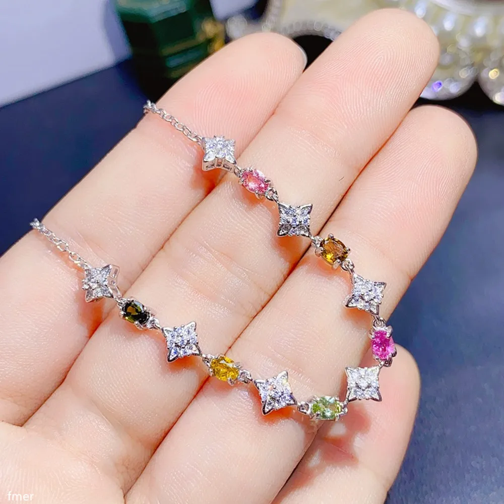 

KJJEAXCMY Fine Jewelry 925 Sterling silver natural gemstone Korean women's bracelet to send girlfriend birthday wedding party